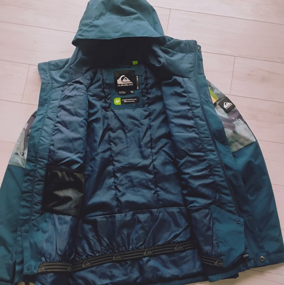 QUIKSILVER NEW Mission Print Block Technical Snow Jacket - Picture 6 of 9
